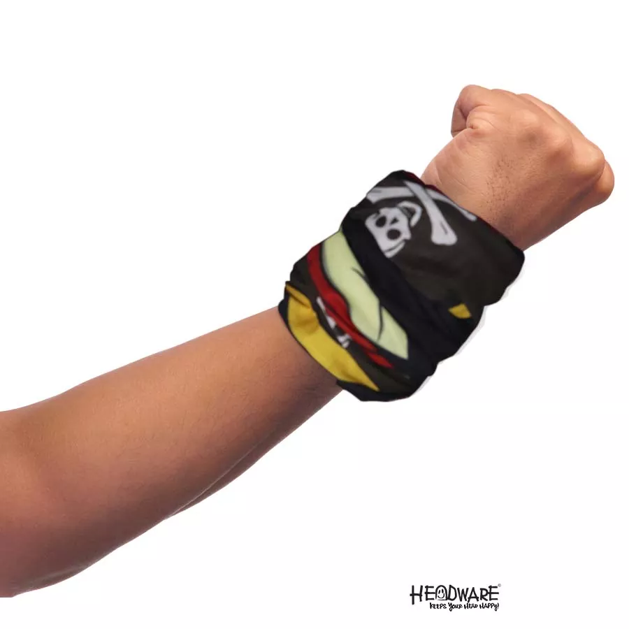 Captain skull wristband